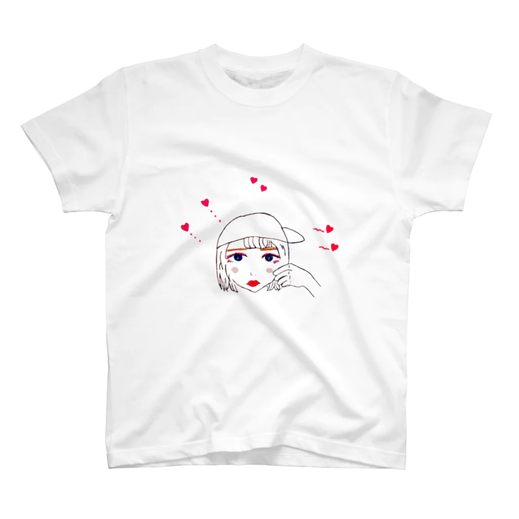 亞リズムのほっぺギュー スタンダードTシャツ