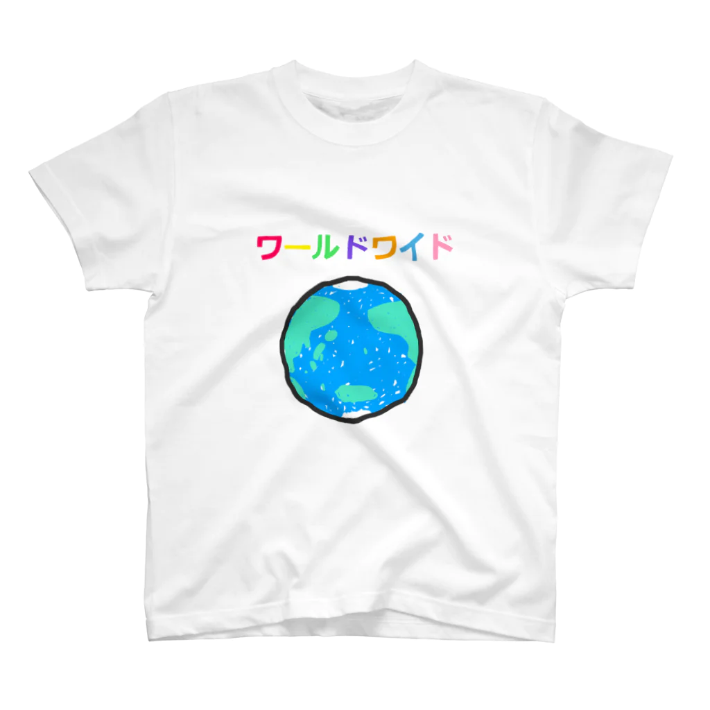 あかちゃんにんじゃ5人衆のワールドワイド スタンダードTシャツ