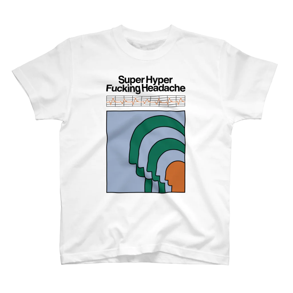 Parallel Imaginary Gift ShopのSuper Hyper Fucking Headache Regular Fit T-Shirt