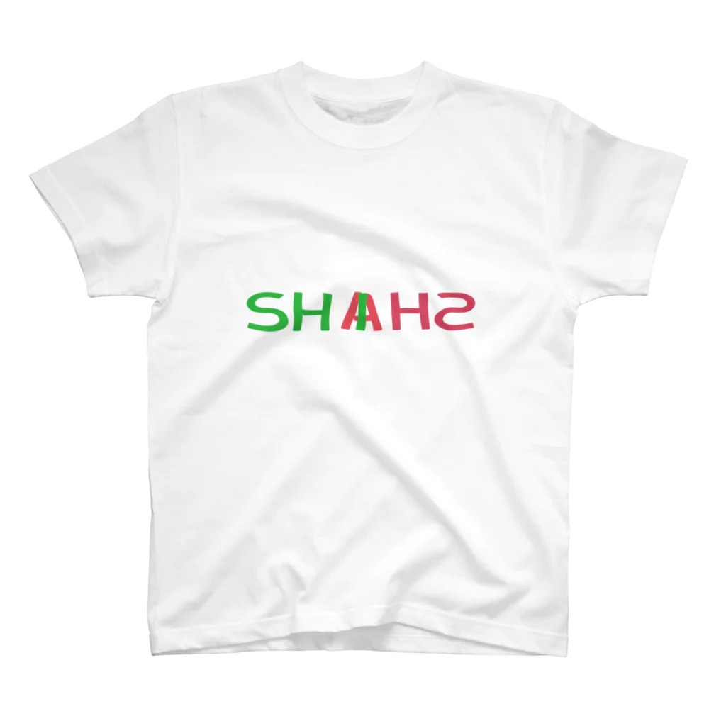 AntaresShishaのシーシャロゴ、ダブルアップル スタンダードTシャツ