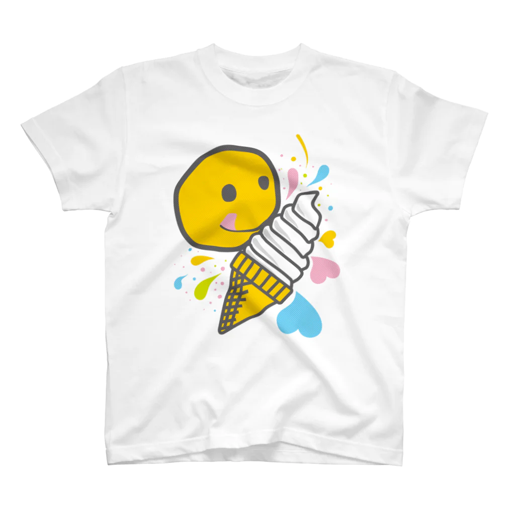 AURA_HYSTERICAのSoft_Serve_Ice_Cream スタンダードTシャツ