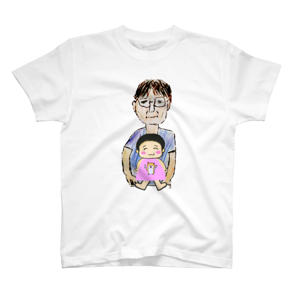 ちびもりの絵かきの家に子供が生まれた スタンダードTシャツ