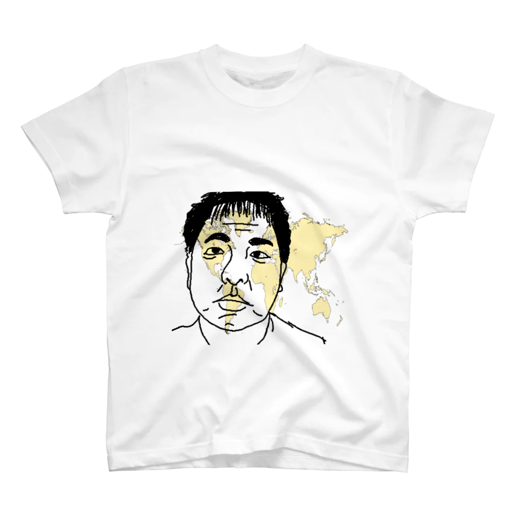 ZU-MAの世界を股に掛ける男 Regular Fit T-Shirt