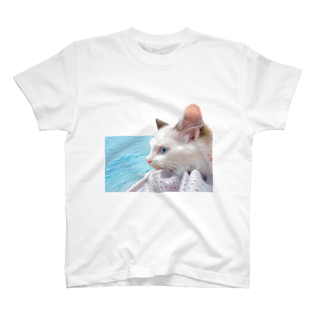 Discover 動物 メンズ レディース Tシャツ 海辺のすーちゃん