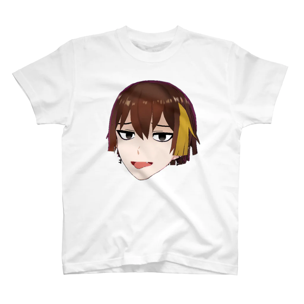 竹相カギのゴミフリマのKAGI’s FACE スタンダードTシャツ