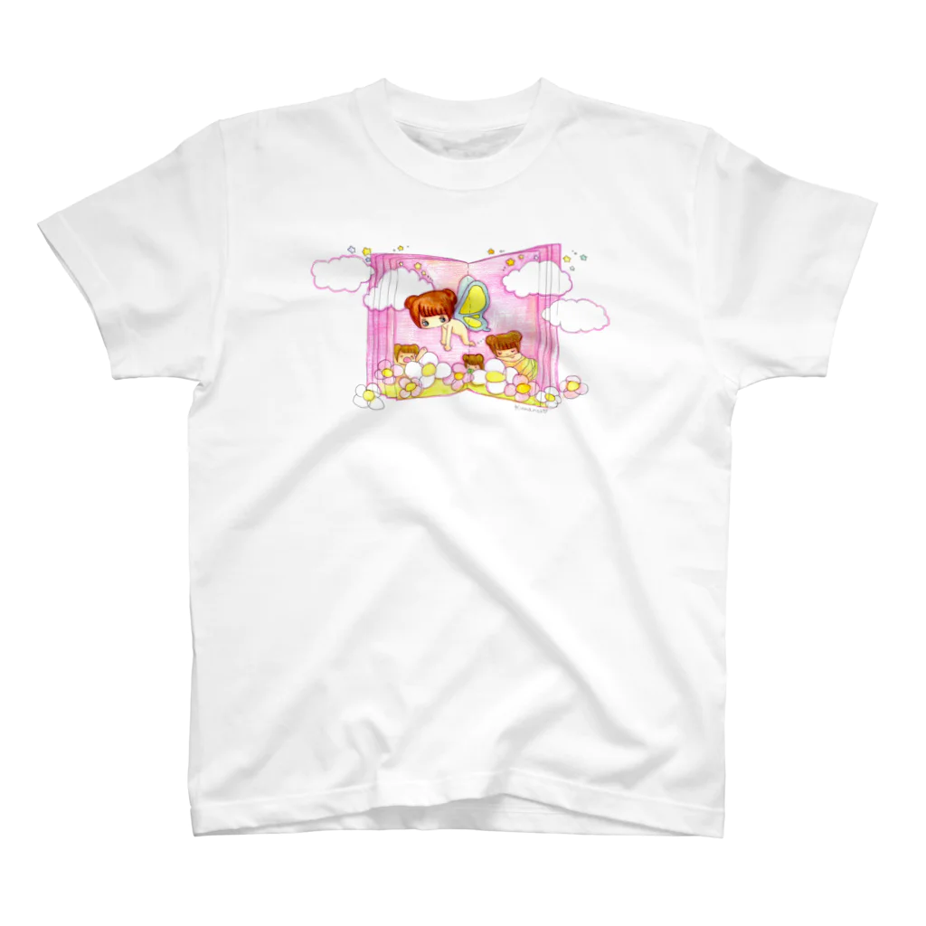 Bear'sCafe -forest-の本の虫 Tシャツ スタンダードTシャツ