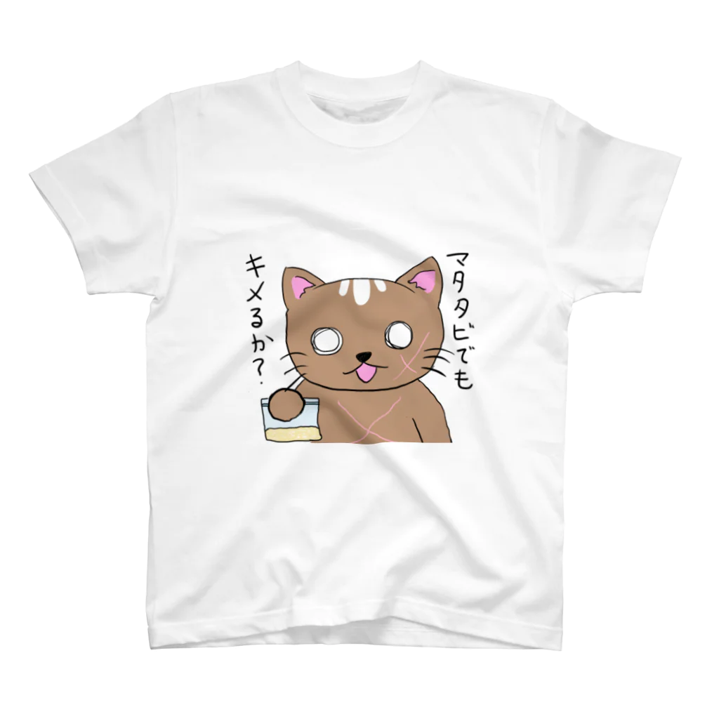 久遠海音の野良猫歴3年ヤシチの生き様　4 Regular Fit T-Shirt