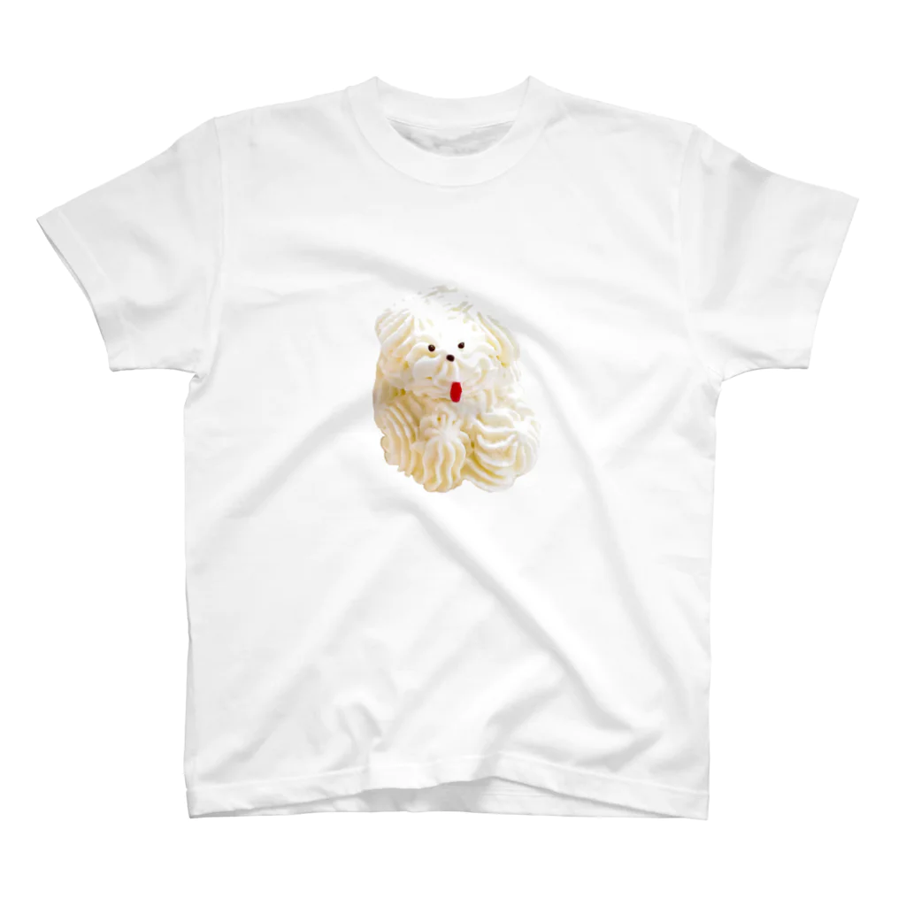 Maison terrierのクリーム犬 Regular Fit T-Shirt