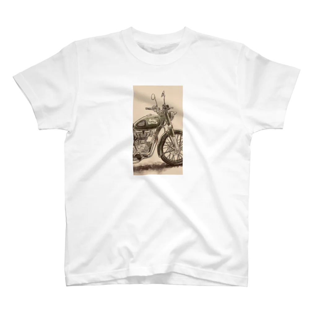 FELICEのバイク　レトロ風 スタンダードTシャツ