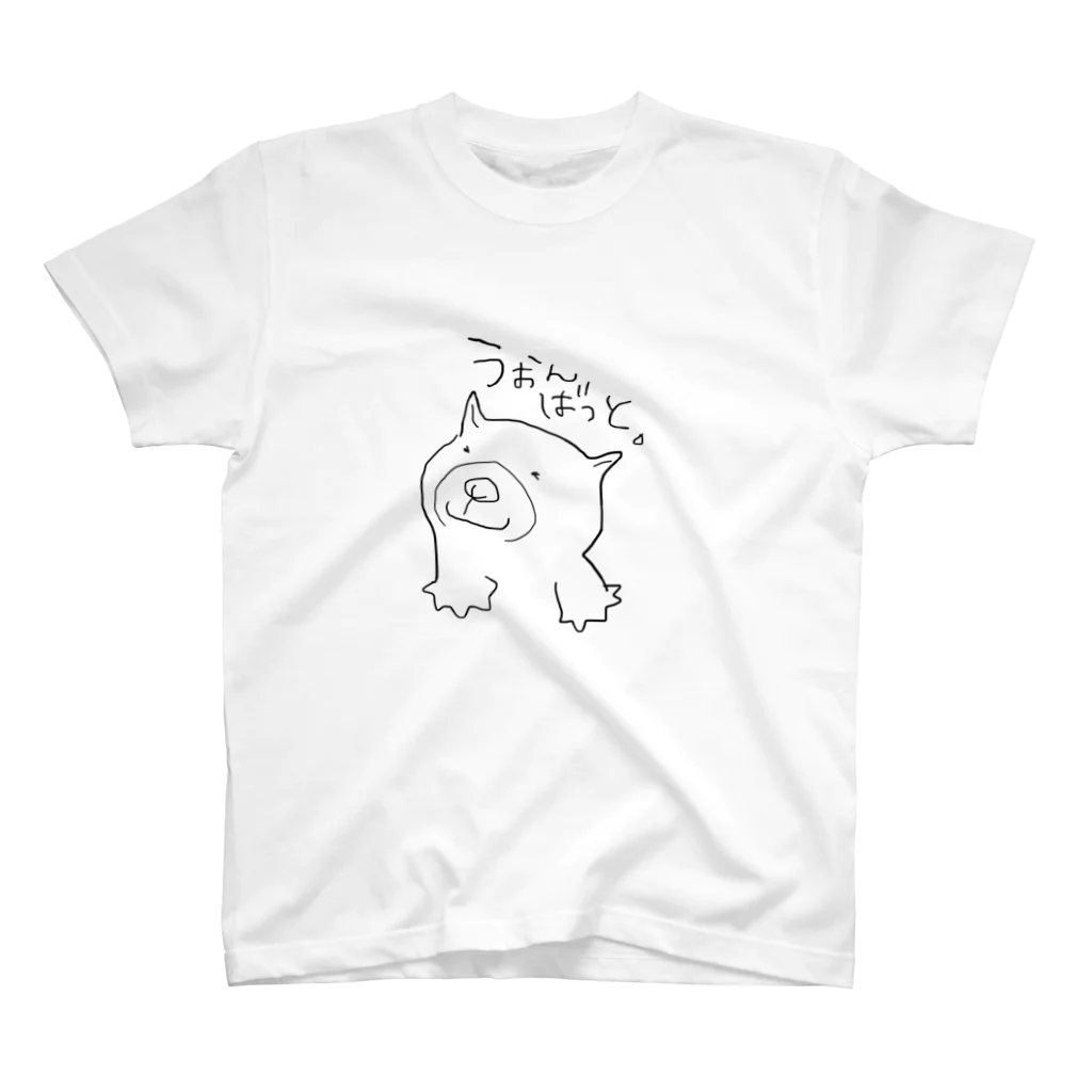 - kaöriiiiin -のうぉんばっとくん。 スタンダードTシャツ