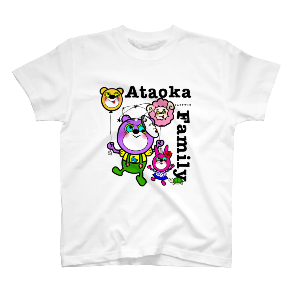 (   ¯−¯ )のAtaoka Family Logo Full ver. スタンダードTシャツ