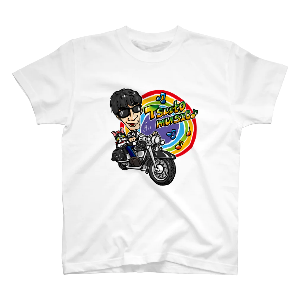 ブルロックのTsutomuとブルロック（バイク編） スタンダードTシャツ