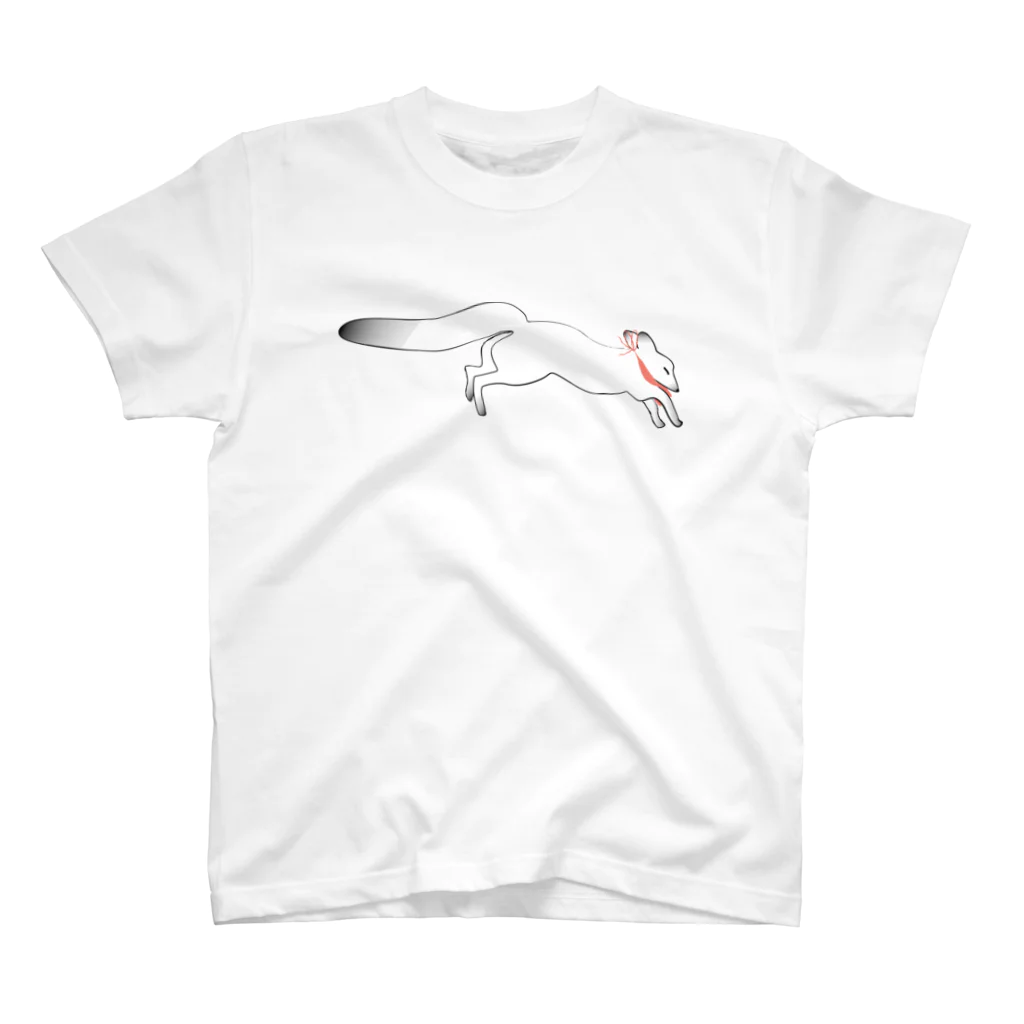 Amiの狐の手毬唄-鳥居狛狐壱- Regular Fit T-Shirt