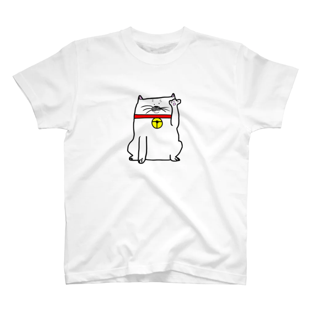 tekitoboyのlucky cat Regular Fit T-Shirt