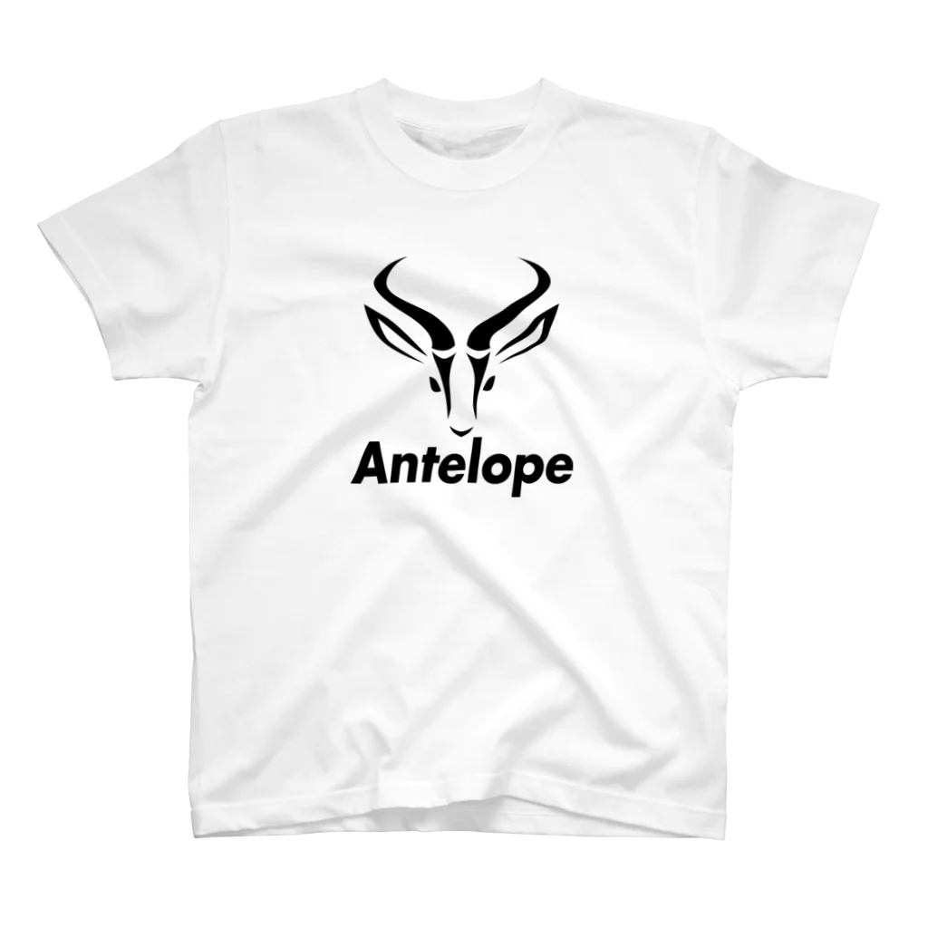 Antelope Sports ClubのAntelop Black ロゴ スタンダードTシャツ