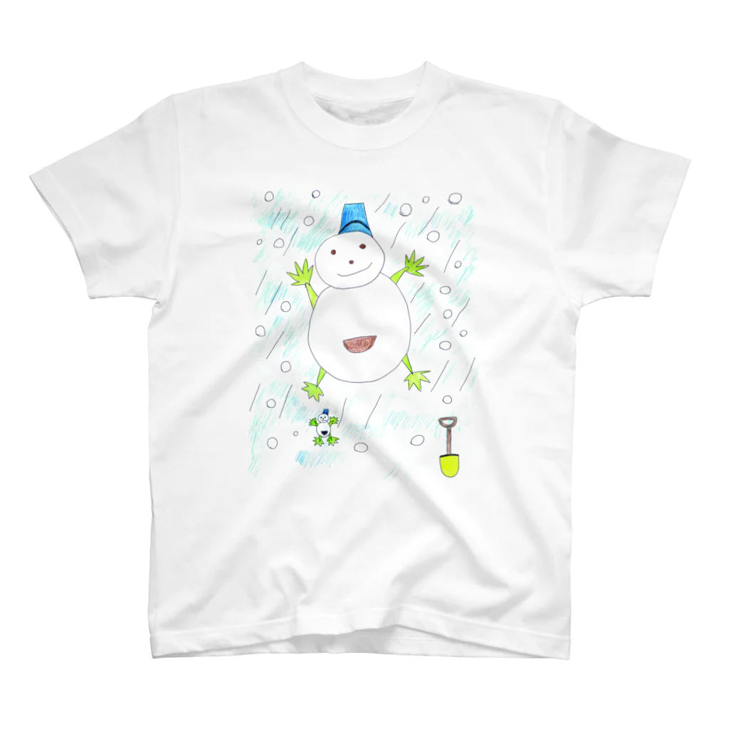 まごの手便の雪だるま Regular Fit T-Shirt