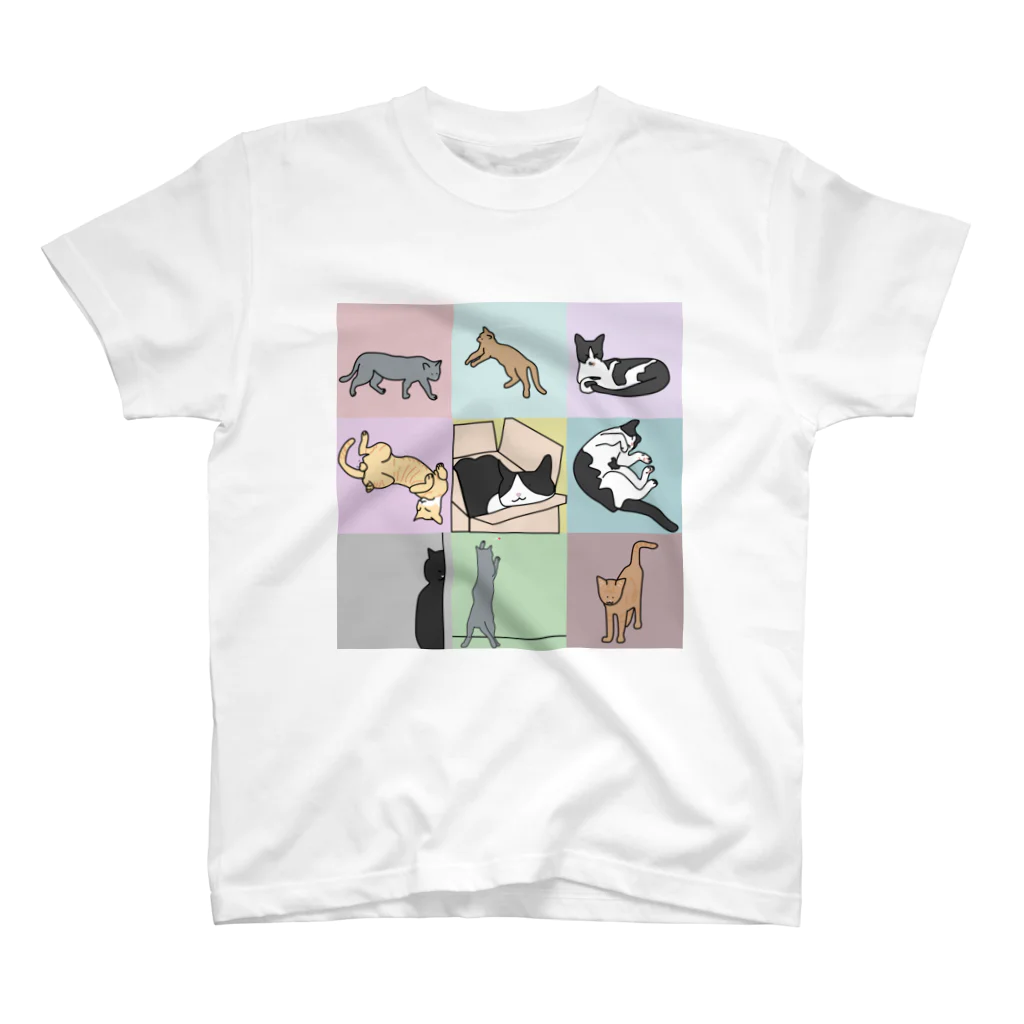 8wariの９neko９iro スタンダードTシャツ