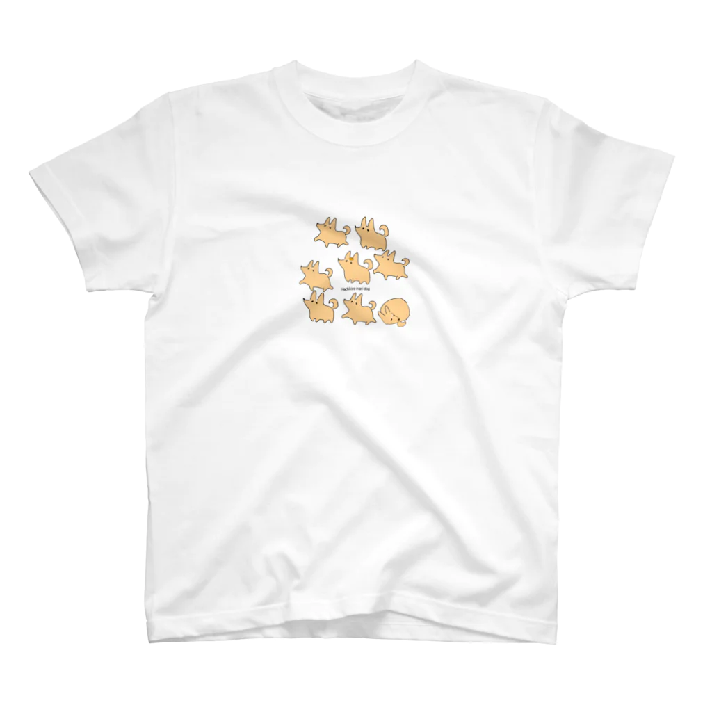 つくもやさんのHachikire Inari dog Regular Fit T-Shirt