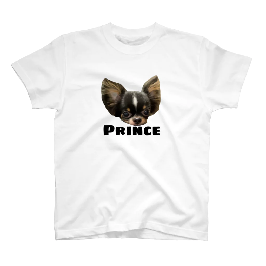 チワワのOWTANのPRINCE  チワワ　ホワイト Regular Fit T-Shirt