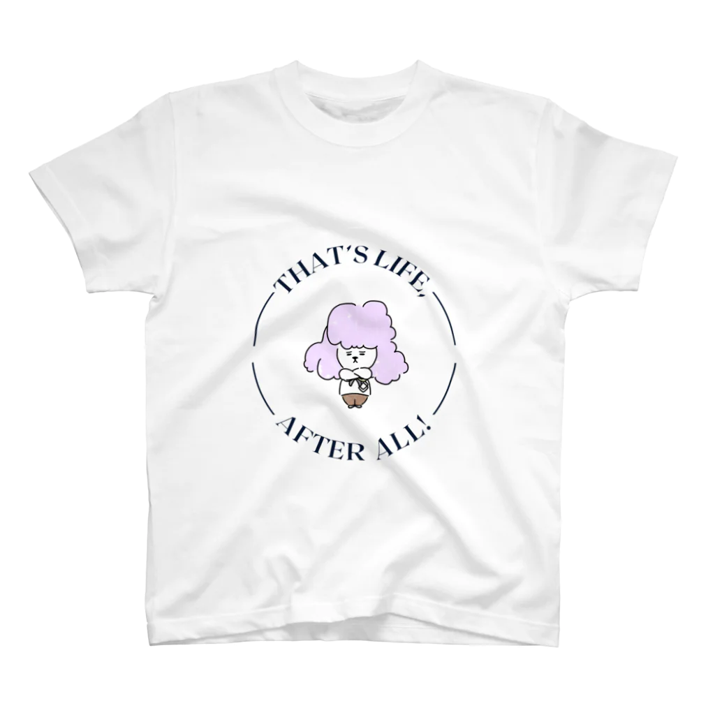 シルエットshopのシールちゃん文字Design スタンダードTシャツ