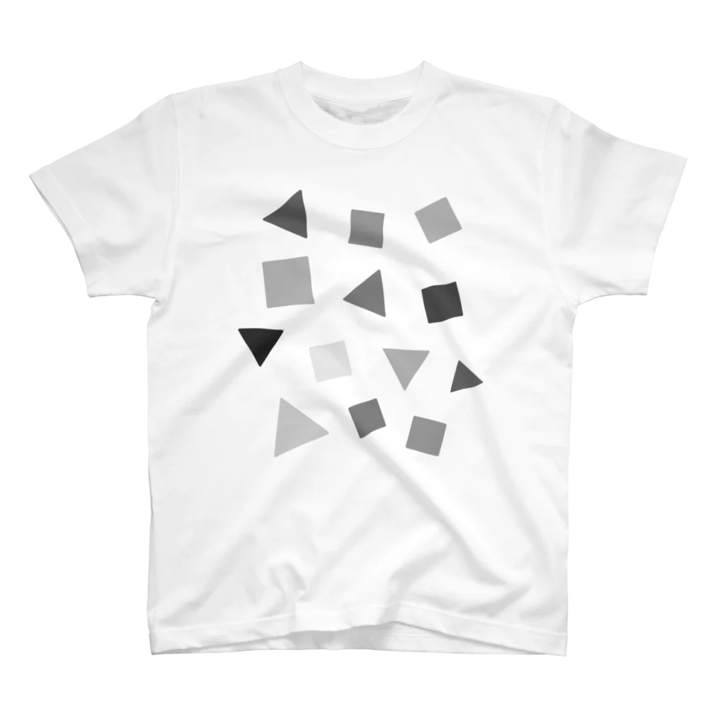 K. and His Designのことばは△こころは□ スタンダードTシャツ