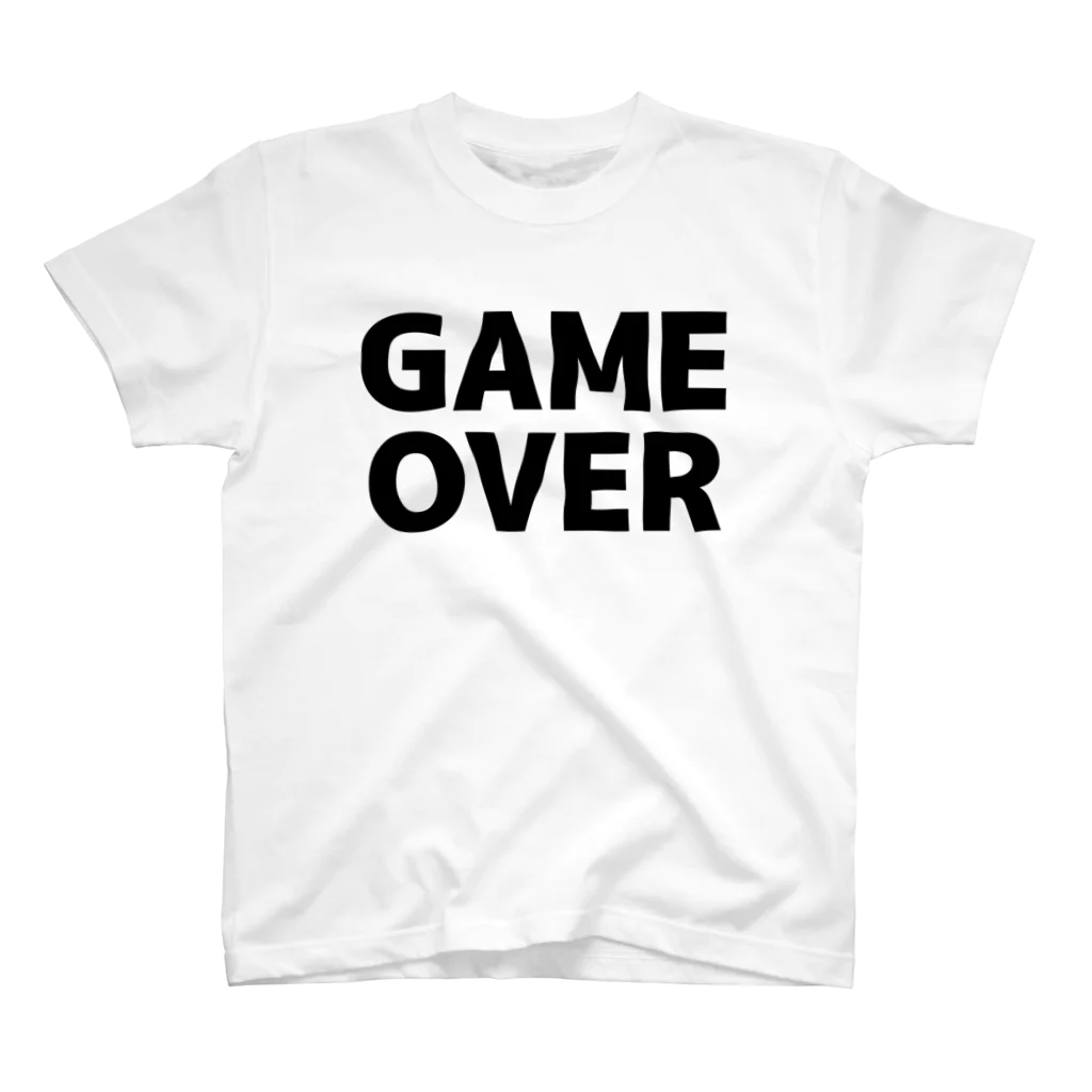 TOKYO LOGOSHOP 東京ロゴショップのGAMEOVER-ゲームオーバー- Regular Fit T-Shirt