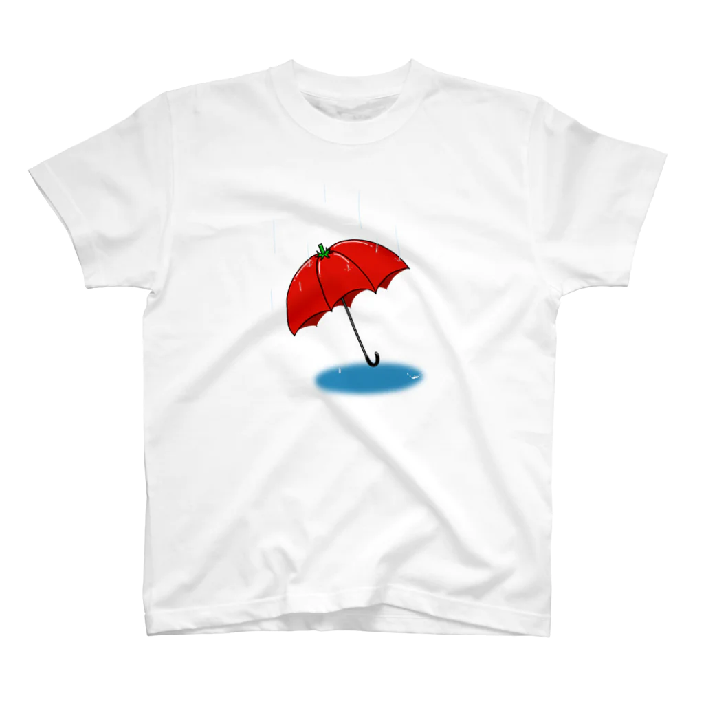 あしかのTomato Umbrella(背景なし) スタンダードTシャツ