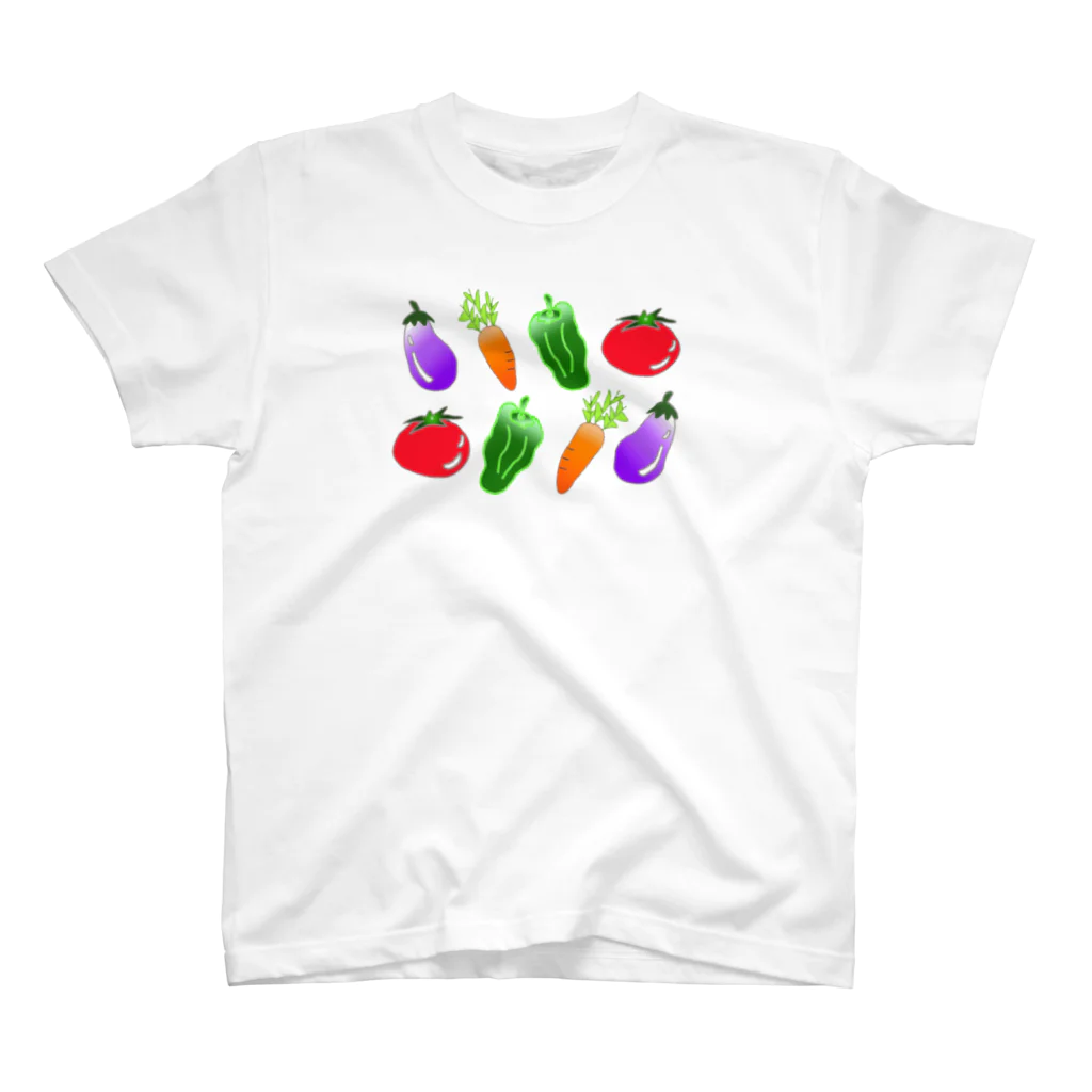 ふじのお絵かきのお野菜大好き Regular Fit T-Shirt