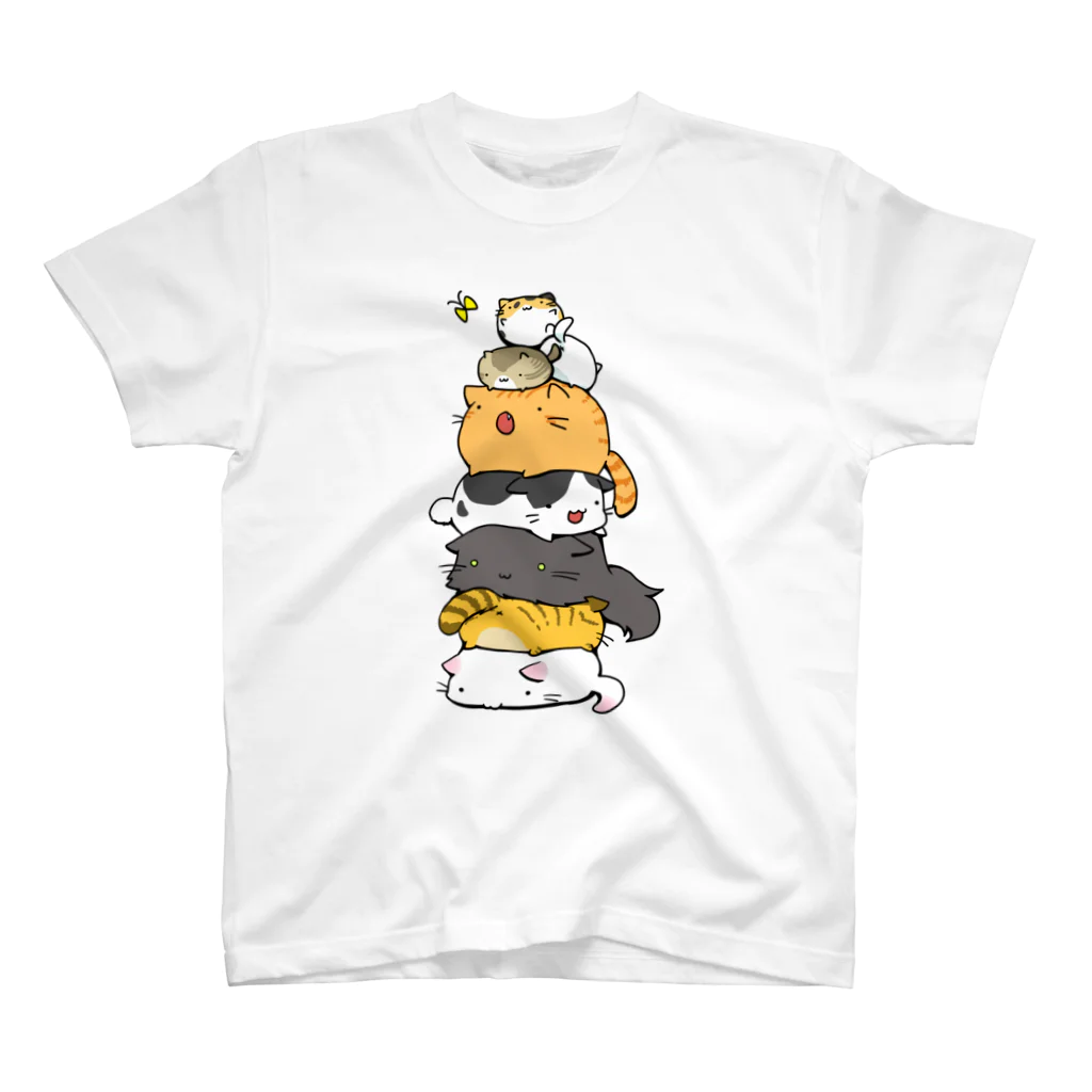 辛口ムースのねこたわー スタンダードTシャツ