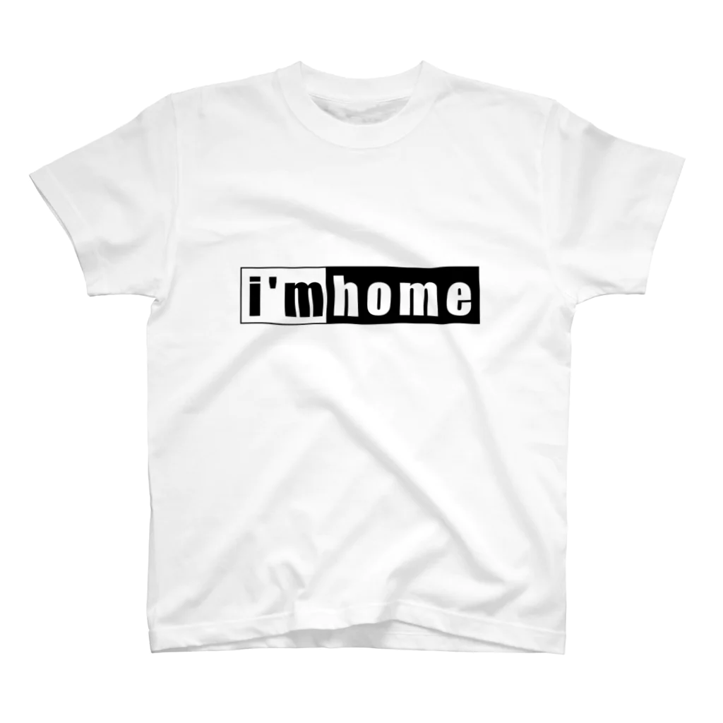 i'm home(band)の家でも外でもi'm home スタンダードTシャツ