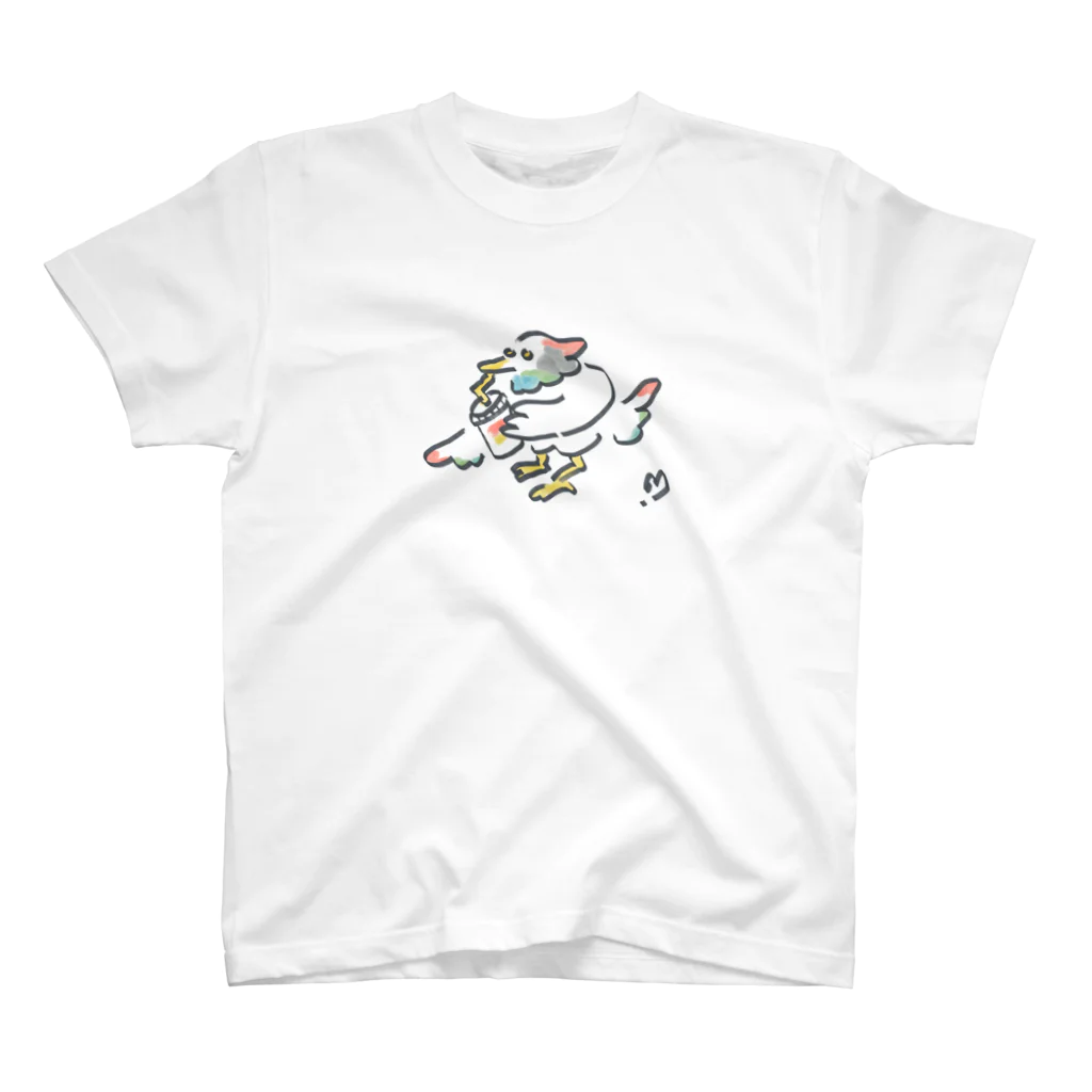 ゆんぐふらうよっほ（yunyun）のdrinking bird Regular Fit T-Shirt