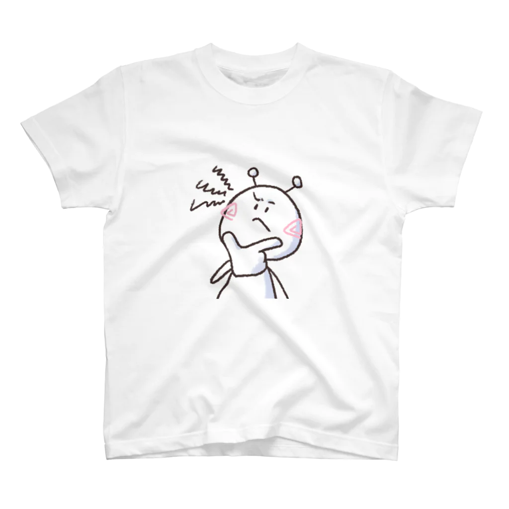 なかしま わか🦀のThinking うちうじんくん🤔 Regular Fit T-Shirt