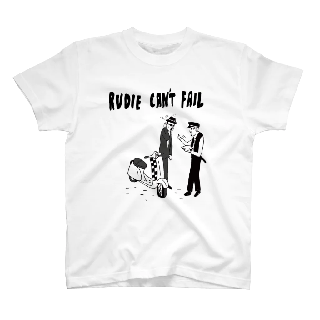 SKANKIN_MONKEYのRudie Can't Fail スタンダードTシャツ