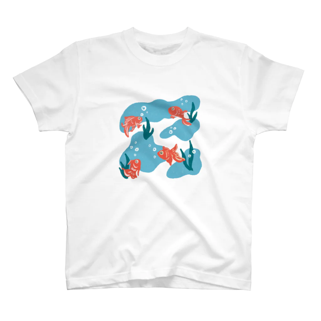 naty's doodlesのGoldenfish Regular Fit T-Shirt