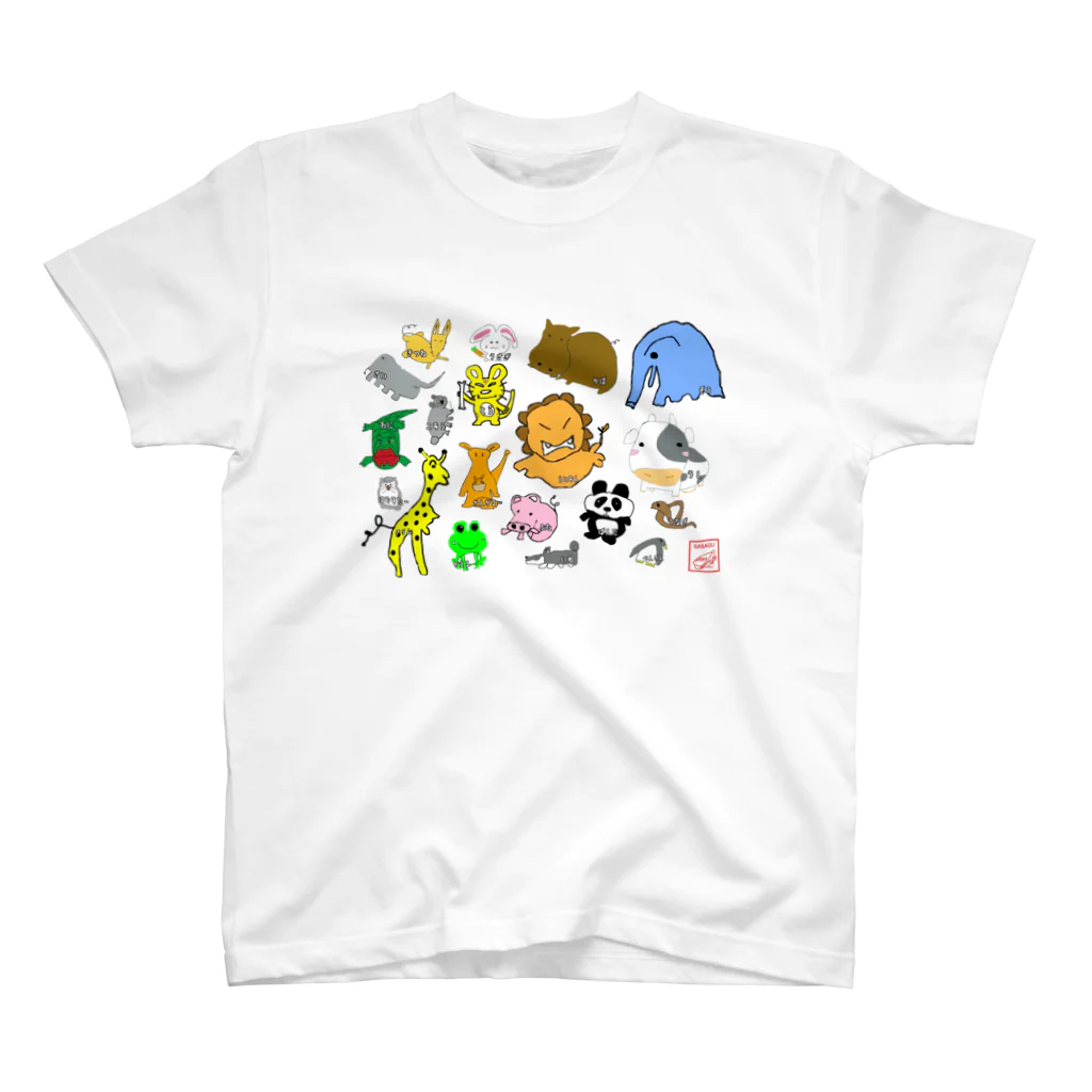 SASAGU project Official SHOPの動物園Tシャツ Regular Fit T-Shirt