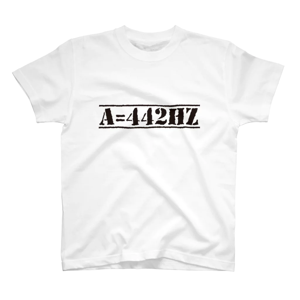 173H Designのピッチ442HzB スタンダードTシャツ