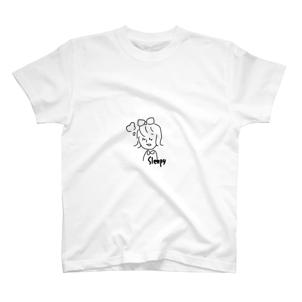 。のsleepy girl. スタンダードTシャツ