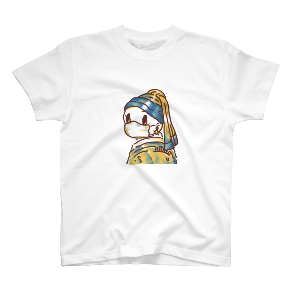 MINON SHOPのイマドキのターバンの少女。 スタンダードTシャツ