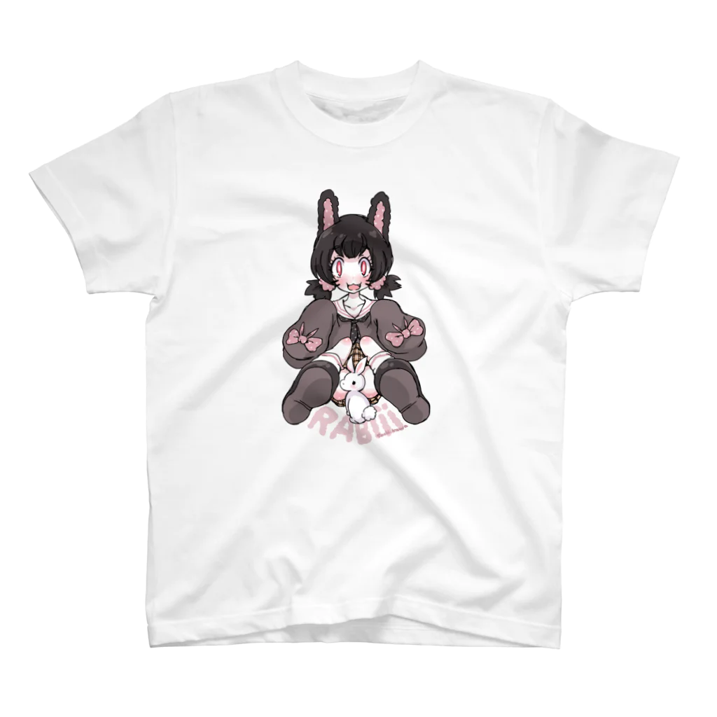 tachikawaのうさぎのこ Regular Fit T-Shirt