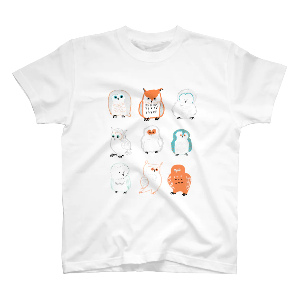 ももろ のふくろうさん スタンダードTシャツ