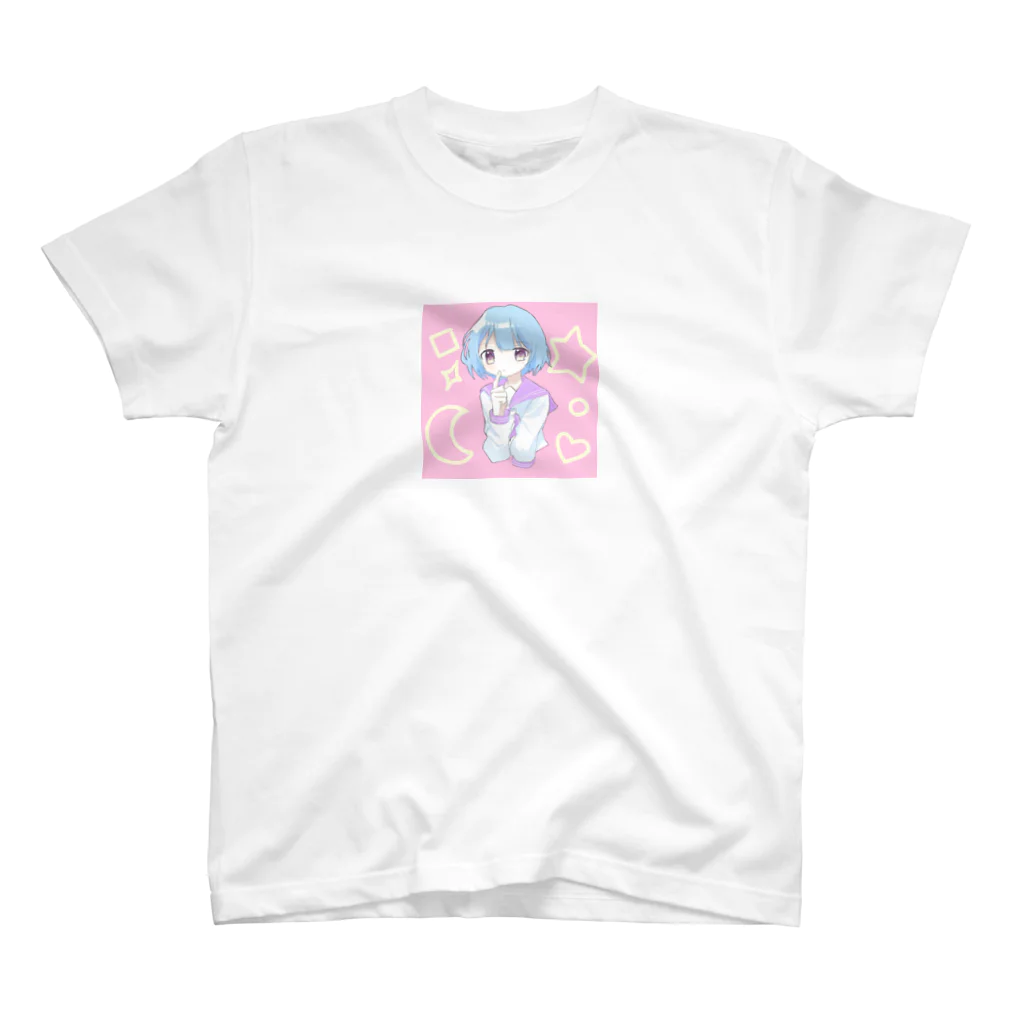 年中マスクの金髪少女 Regular Fit T-Shirt