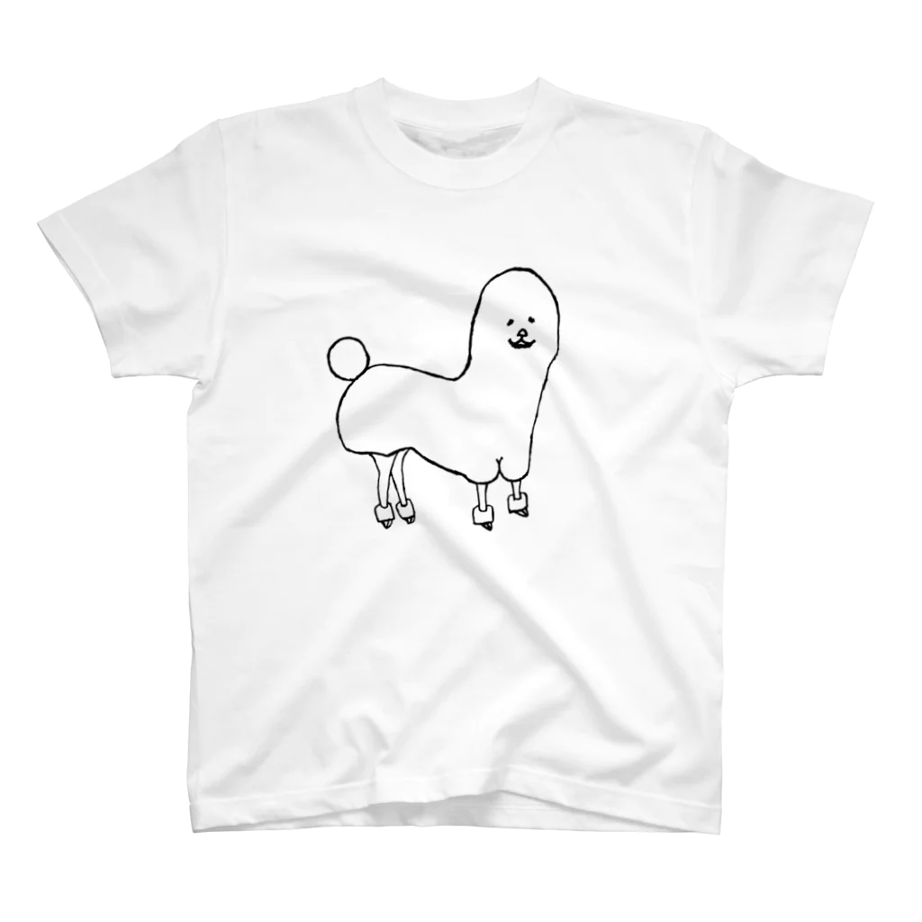 お味噌ちゃん👺LINEスタンプものプードルくん Regular Fit T-Shirt