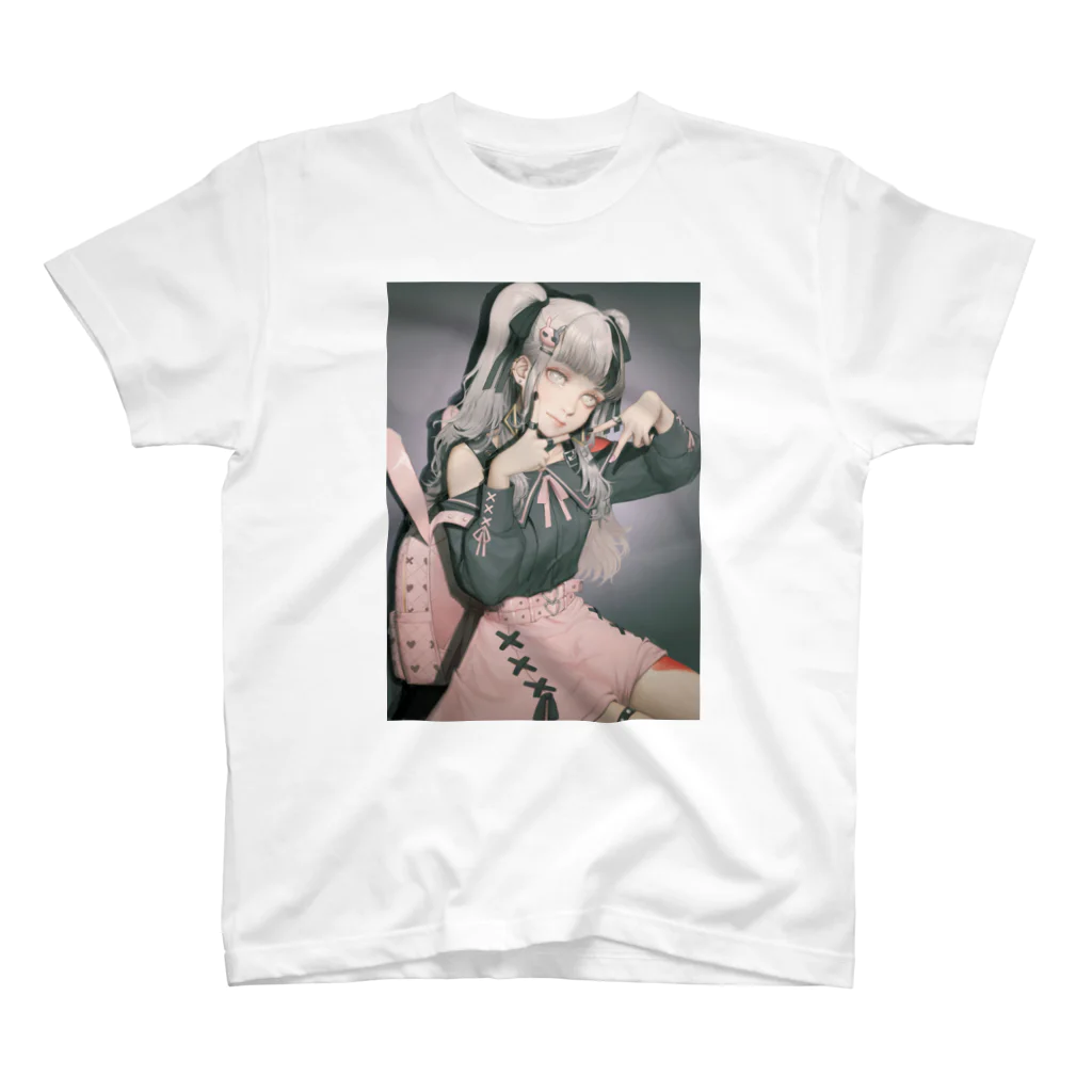 LILIY(うすくち)の地雷女子リリィちゃん スタンダードTシャツ