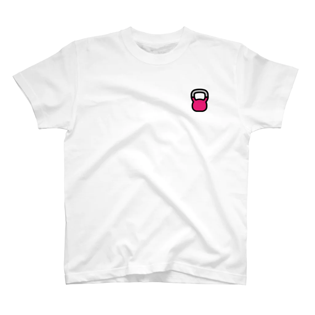 ICON GRAPHICA オフィシャルストアのケトルベル（ピンク） スタンダードTシャツ