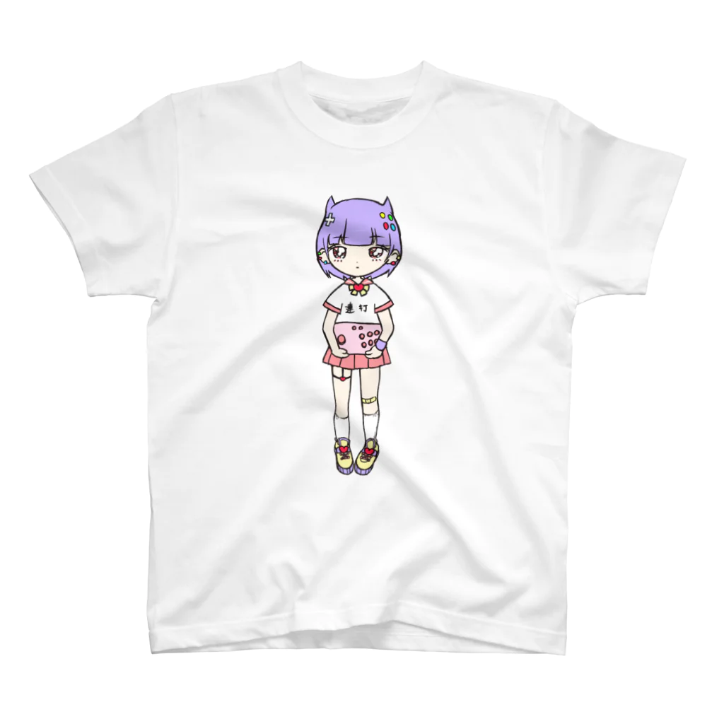 ✡｡:*Lunchvox*:｡✡の格ゲーメンヘラ女子 スタンダードTシャツ