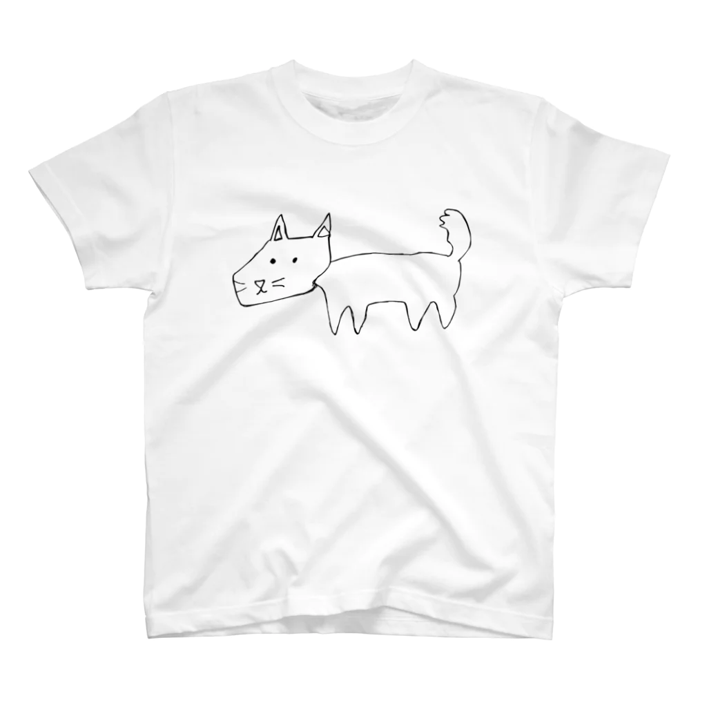 ぷるぷるのかわいい犬 スタンダードTシャツ