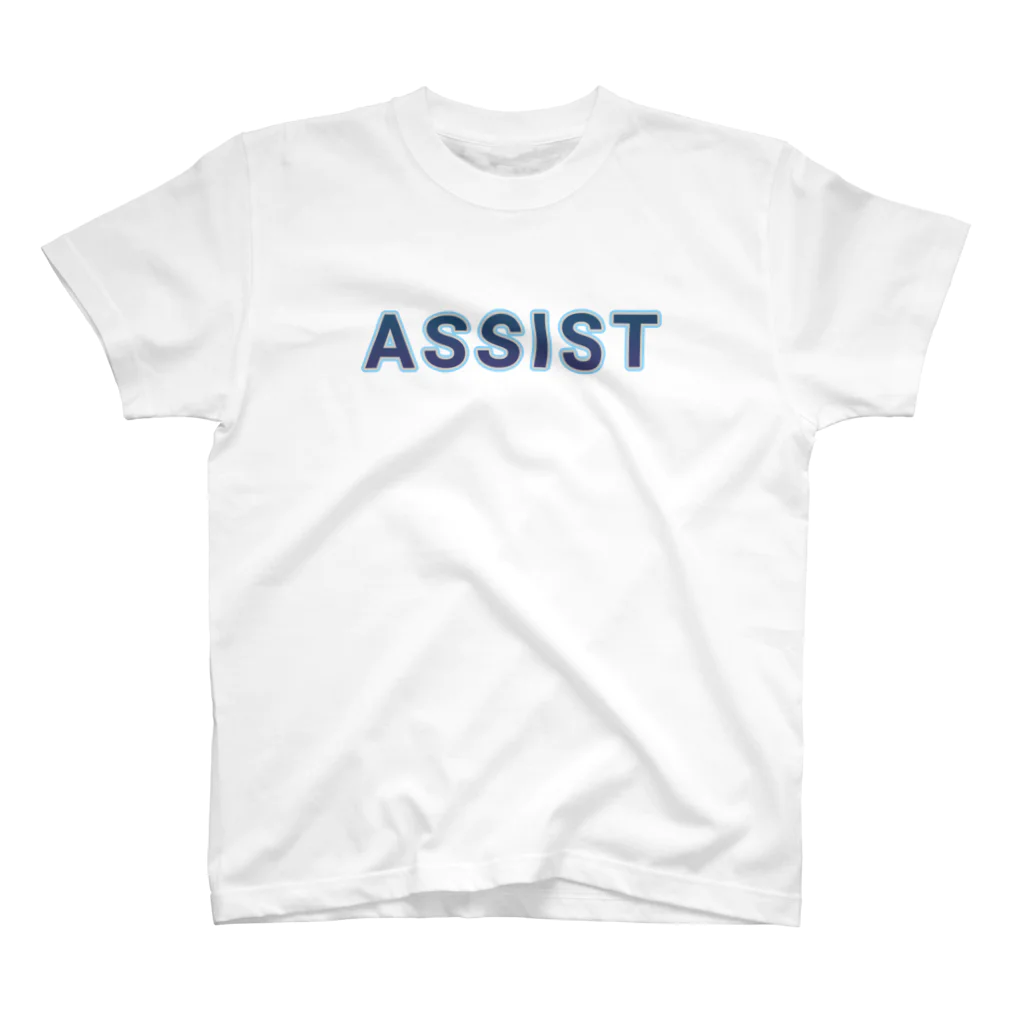 ロゴTシャツのひよこ堂のASSIST アシスト ロゴ Tシャツ  スタンダードTシャツ