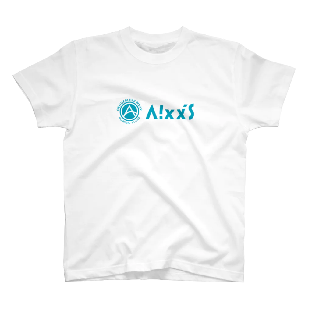LGBTQジェンダーレスブランドAixx'sオリジナルロゴアイテムのAixx'sロゴアイテム スタンダードTシャツ