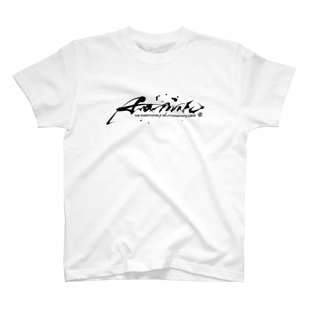 efuchinoDesignのアマテラス【天照】Tシャツ黒字 スタンダードTシャツ