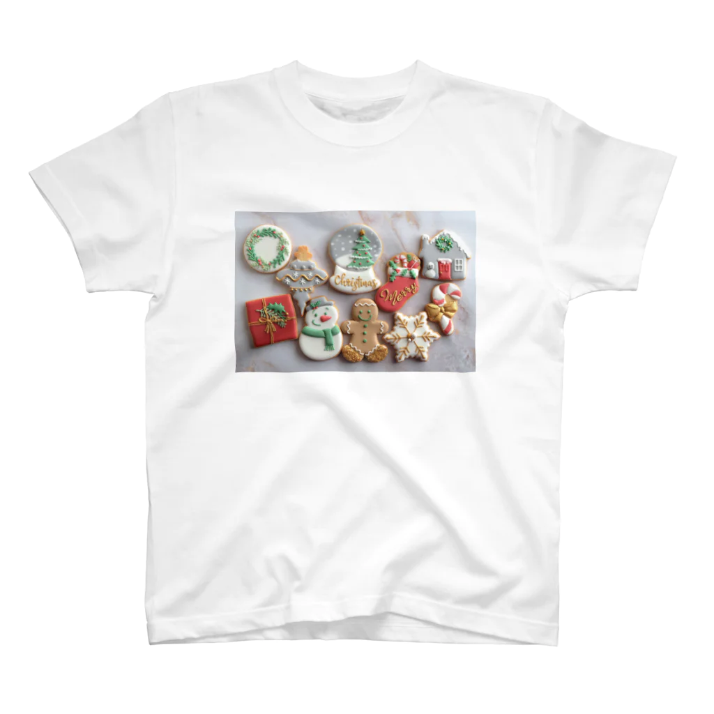 Lil joy sweetsのChristmas Cookies. Regular Fit T-Shirt